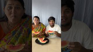 How to Share Watermelon With Son 🍉🤣🤪 #mrteju #shorts #comedy #entertainment