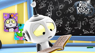 Rob gets his Homework WRONG  Rob the Robot & Friends - Funny Kids TV