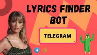 Telegram Bot | Lyrics Finder | Nodejs
