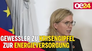 Gewessler zu Krisengipfel zur Energieversorgung