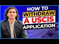 How to Withdraw a USCIS Application