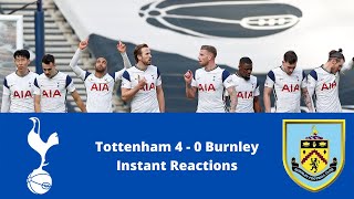 GARETH BALE DOUBLE, KANE, LUCAS GOALS | Spurs 4 - 0 Burnley | Instant Reactions