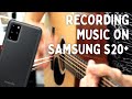 RECORDING MUSIC on ANDROID? Samsung Galaxy S20+ and N-Track Studio 9