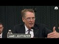 watch live us trade rep. lighthizer speaks with congress — wednesday feb. 27 2019