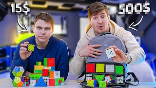 Expensive vs cheap WCA Rubik’s cubes collection