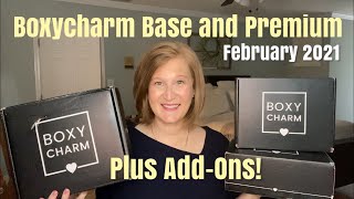 Boxycharm Base Box and Premium | February 2021 | Plus Add-Ons