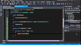 BackgroundWorker using C# VS2012