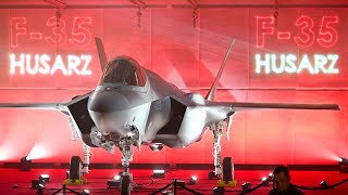 Poland's first F-35A Husarz fighter jet