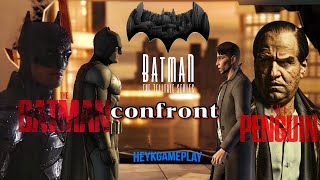 蝙蝠俠對峙企鵝人 - 蝙蝠俠: 秘密系譜│Confront The Penguin Scenes - Batman: The Telltale Series Gameplay Clip[PC 4K]