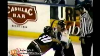 Jan 29, 2003 Ken Goetz vs David Myson Corpus Christi Ice Rays vs Laredo Bucks ROUND7 CHL