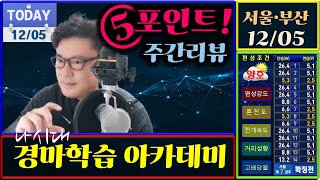 [경마예상 주간리뷰] 12.05일 서울/고배당예측 사전 풀이 1R ,추천마 6번의 우승과 우수기대마 4번/상씅식이 무려..만배 초배당.?/경마방송 for YB family♡