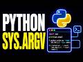How to USE PYTHON SYS.ARGV (Beginner Guide)