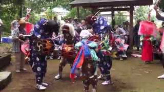 【Japan】 下里のささら獅子舞 （埼玉県小川町）　－　Sasara lion dance Shimosato