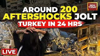 Earthquake Update: Another Quake Strikes Southern Turkey: Building Crash, Debris On Street