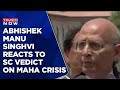 Maha Crisis: SC Gives Verdict, Says 'Can't Reinstate Uddhav As CM' | Abhishek Manu Singhvi Reacts