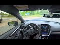 2023 wrx 6 speed manual 4k pov backroad driving no talking