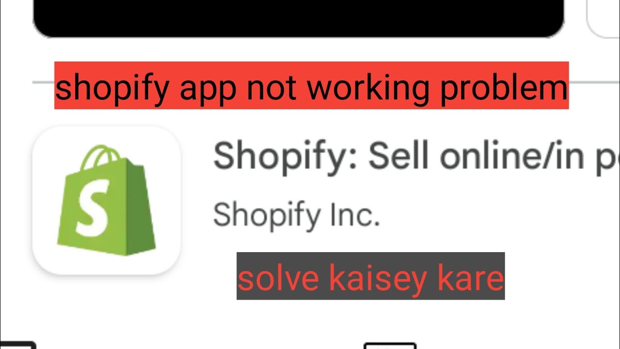 Shopify App Not Working Problem Today There Was A Problem Loading This