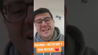 (BEST-OF) MACRON = DICTATURE ? 🔴 (pas officiel) BONUS = le RN bientôt cocu... 😉