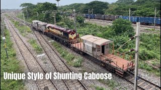 Unique style of shunting Caboose with Alco