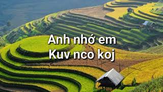 Học tiếng hmong cấp tốc phần 3 - tình yêu và cảm xúc. @