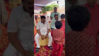 Minister Talasani Srinivas Yadav Fun with his Grand Son #shorts  #Talasani Fun with #Grandson #viral