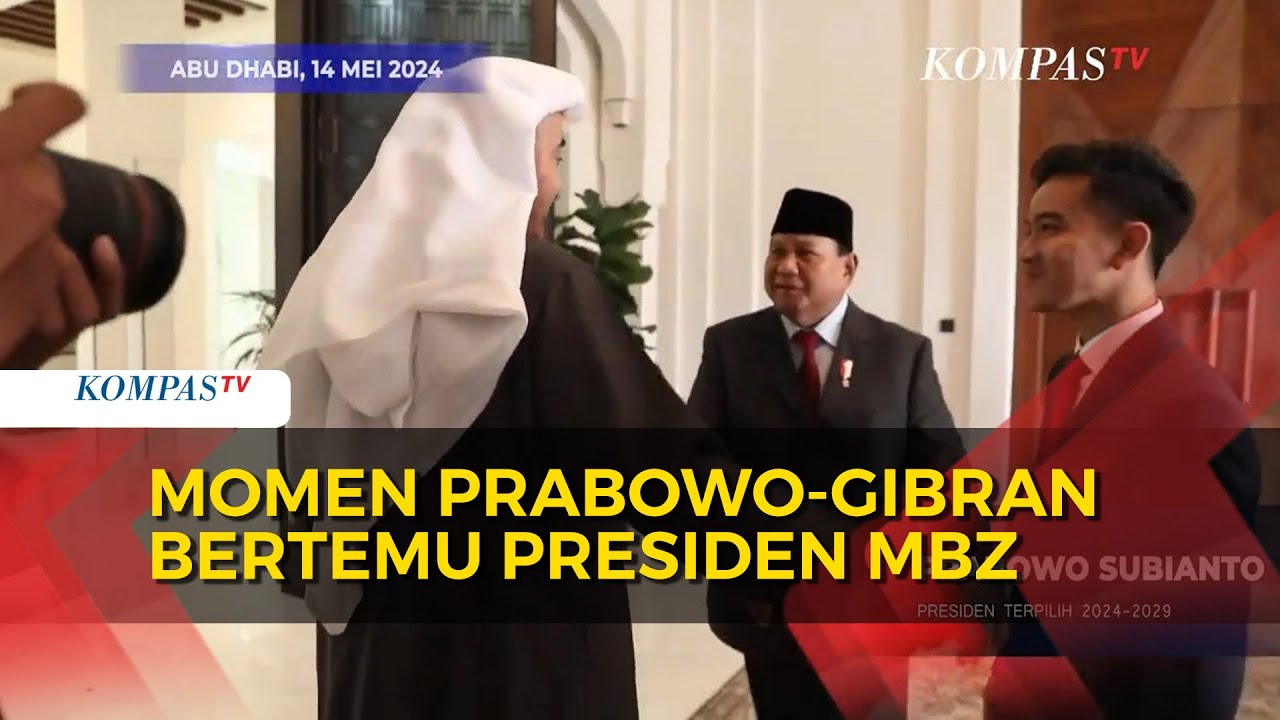 Prabowo Kenalkan Gibran Ke Presiden MBZ - YouTube