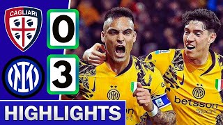 Cagliari vs Inter Milan 0-3 All Goals Highlights 2024  - Serie A 2024/25