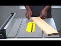 how to cut a taper on a table saw no jig needed