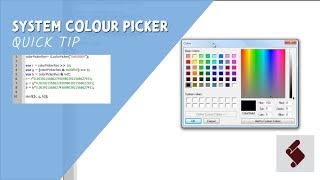 ExtendScript QuickTip - System Colour Picker