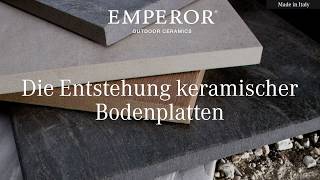 Die Produktion von Terrassenplatten | EMPEROR Outdoor Ceramics Keramikplatten für Terrassen