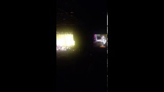 Idina Menzel singing "The Wizard and I" clip at the Concord Pavillion