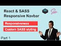 Responsive Navbar with React & SASS - Part 1