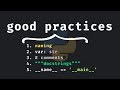 5 Good Python Practices