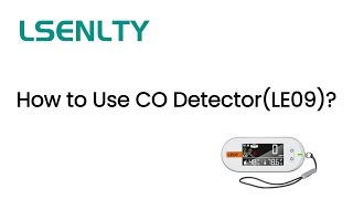 Lsenlty Portable Carbon Monoxide Detectors Support 500-hour Standby Time, Alarm Function