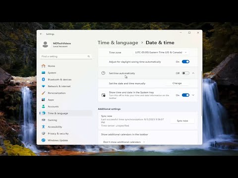 How to FIX Time Not Syncing – Time Synchronization Failed Windows 11 [Tutorial]