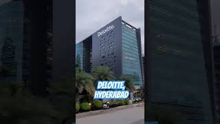 Deloitte Hyderabad Outside View | Hyderabad City