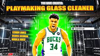 NEW “PLAYMAKING GLASSCLEANER” BUILD is a MONSTER on NBA 2K24