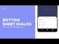 Bottom Sheet Dialog in Android Studio using Bottom Navigation Bar | Floating Action Button | 2024