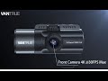 VANTRUE N4 3 Channel 4K Dash Cam, Front and Rear 4K+1080P, Front Rear and Inside