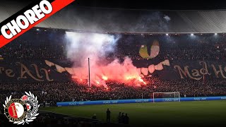 Feyenoord - Partizan 3:1 | Feyenoord Supporters Tifo, Pyro, Vuurwerk vs Partizan 18.03.2022