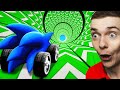 WORLD RECORD SPEED With SONIC CARS In GTA 5 (Fastest)