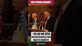 👉 Vakarnakt valsts budžeta izskatīšanas laikā ap 5:00 no zāles kaut kur bija nozudis premjers Kariņš