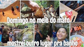 chamei os meninos e levei carne pra assar na bica/ só aventura