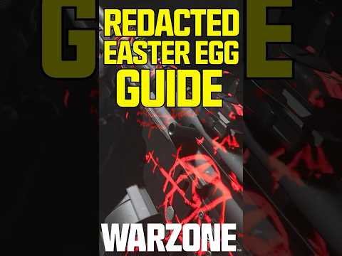 How to unlock the NEW redacted Easter Egg and the secret Decipher camouflage! (MW3 Warzone)