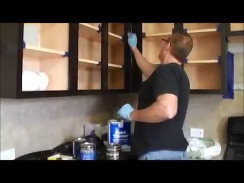 How to gel stain kitchen cabinets How to gel stain kitchen cabinets