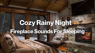 Cozy Cottage by the Sea Ambience with Rain & Fireplace Sounds for Sleeping, Reading, & Relaxation