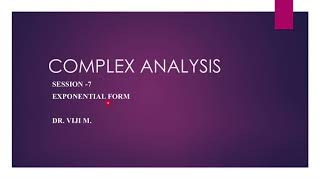 Basic Mathematical Analysis: Session 72 by Dr. Viji M.