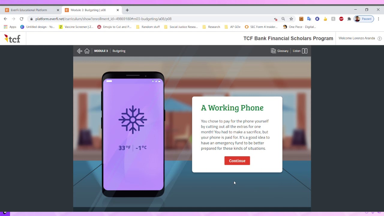 Everfi Module 3: Budgeting Guide - YouTube