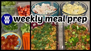 WEEKLY MEAL PREP |BLT Chicken Salad, Egg Salad, Easy Lunches|WW Points + Calories|Journey to Healthy
