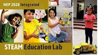 NEP 2020 Integrated STEAM Education Lab: AI, Coding & Robotics for Schools from Grade 1-12